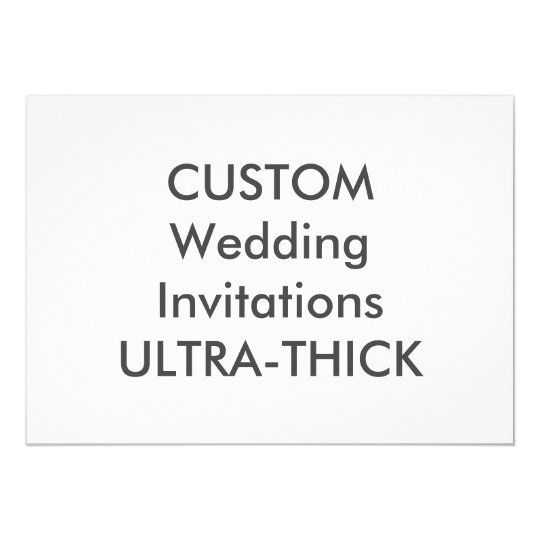 ULTRA-THICK 360lb 7” x 5" Wedding Invitations