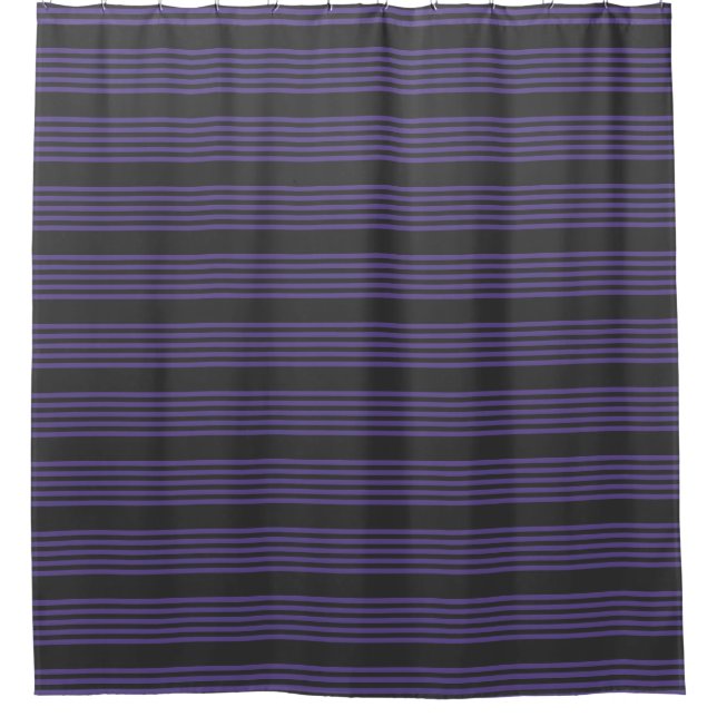 Ultra violet and charcoal five stripe pattern (Front)