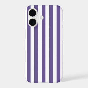 Ultra violet and white candy stripes