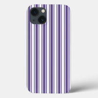 Ultra violet and white candy stripes