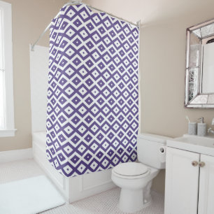 Ultra violet and white diamond pattern