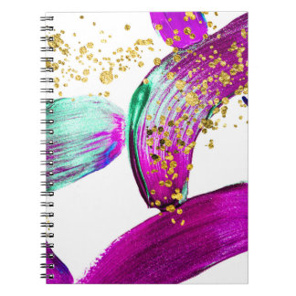Ultra Violet Brush: Abstract Art Notebook