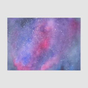 Ultra violet galaxy tissue paper