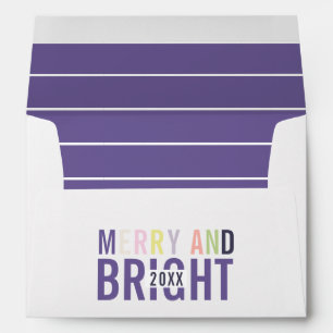 Ultra Violet Palette Christmas Envelope
