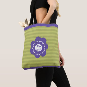 Ultra violet pantone 2018 design tote bag