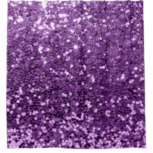 Ultra Violet Purple Grape Faux Glitter Sequin Glam