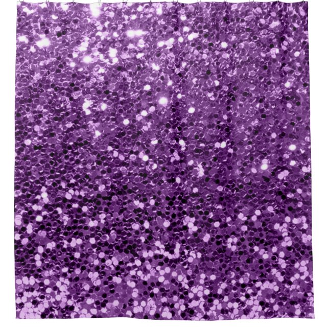 Ultra Violet Purple Grape Faux Glitter Sequin Glam (Front)