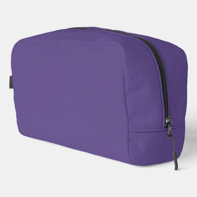 Ultra Violet Purple Solid Colour Dopp Kit (Right Corner)