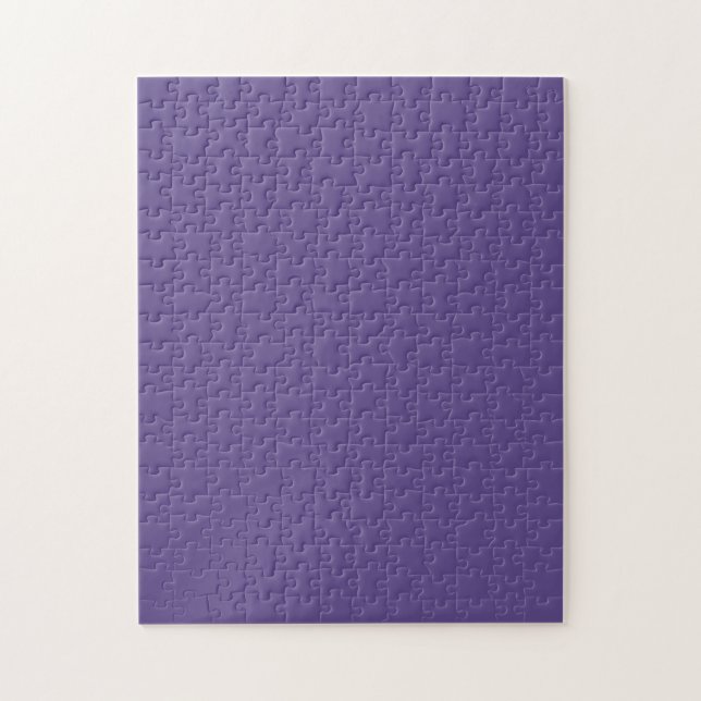 Ultra Violet Purple Solid Colour Jigsaw Puzzle (Vertical)