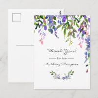 Ultra Violet Wedding Watercolor Floral