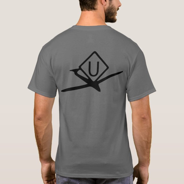 UltraLight Activity Symbols Drone Pilot T-Shirt (Back)