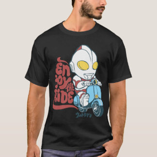 ULTRAMAN RIDING SCOOTER - JAPAN RETRO TOKUSATSU T-Shirt