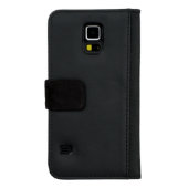 Ultramarine Blue Samsung Galaxy Wallet Case (Back)