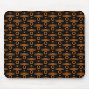 Ultramodern Abstract Mousepad, Copper Mouse Pad