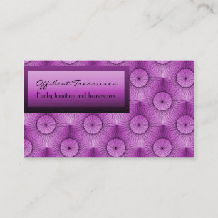 Ultramodern Chic Business Card, Lavender Card