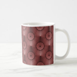 Ultramodern Chic Mug, Maroon Coffee Mug