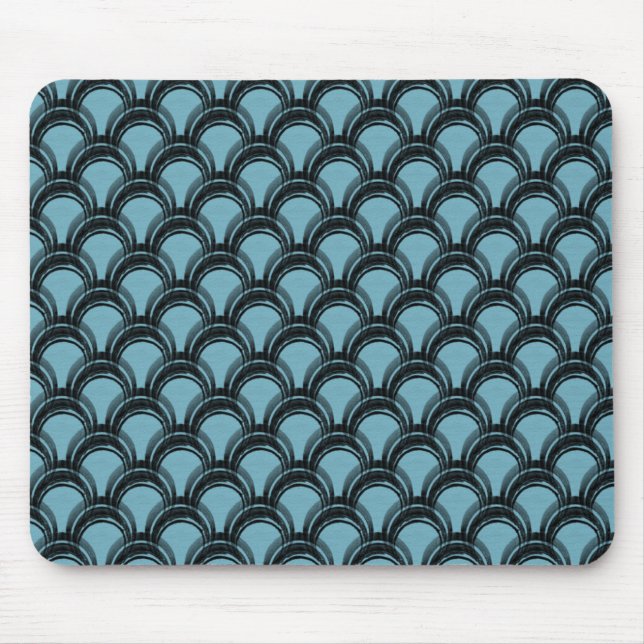 Ultramodern Glamour Mousepad, Light Blue Mouse Pad (Front)