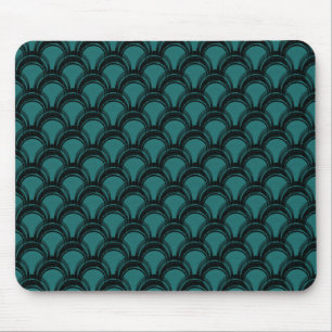 Ultramodern Glamour Mousepad, Teal Mouse Pad