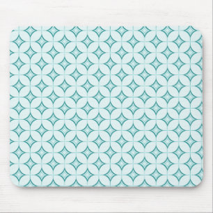 Ultramodern Sophistication Mousepad, Turquoise Mouse Pad