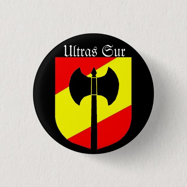 ULTRAS SUR 1 INCH ROUND BUTTON (Front)