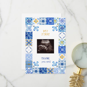 Ultrasound Méditerranée Bleu Merci bébé amusant