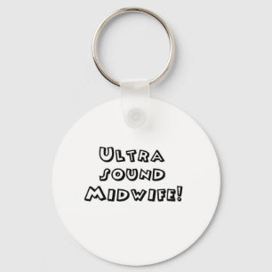 ultrasound midwife keychain