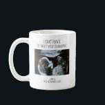 Ultrasound Mug, Baby Sonogram, Personalized Gifts, Coffee Mug<br><div class="desc">Ultrasound Mug,  Baby Sonogram,  Personalized Gifts,  Pregnancy Announcement For Grandparents,  Grandma To Be,  Grandpa To Be,  Baby Reveal Gift</div>