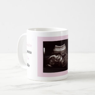 Ultrasound Photo Dad-toBe Best Dad Ever Pink Coffee Mug