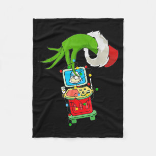 Ultrasound Sonographer Merry Christmas Xmas Pajama Fleece Blanket