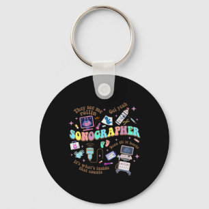 Ultrasound Tech Sonographer National Nurse Day Keychain