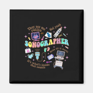 Ultrasound Tech Sonographer National Nurse Day  Magnet