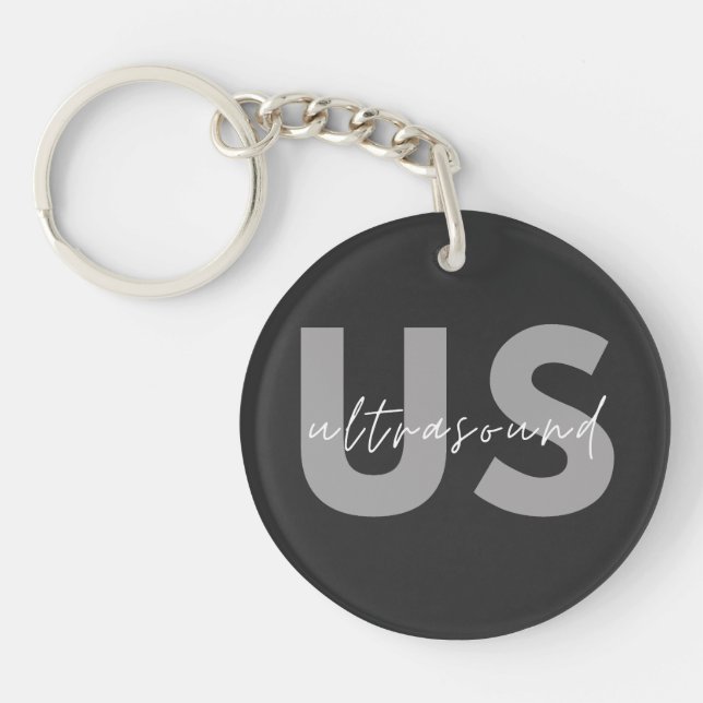 Ultrasound Technologist Keychain (Front)
