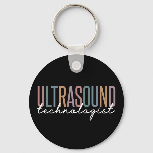 Ultrasound Technologist Keychain (Front)
