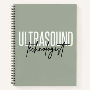 Ultrasound Technologist Ultrasound Tech Gifts Notebook