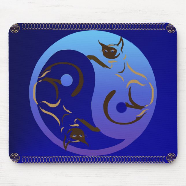 Ultraviolet Yin Yang Mousepad (Front)