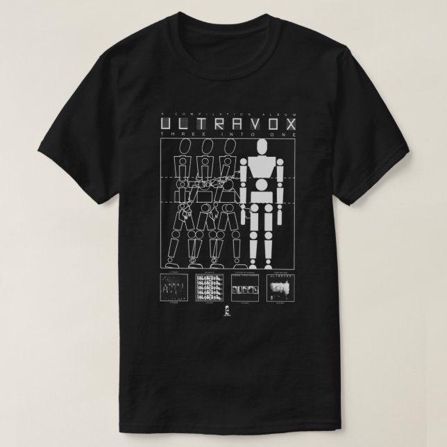 ULTRAVOX - TROIS EN UN T-shirt classique (Design devant)