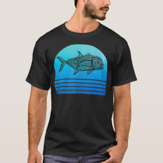 Ulua Fishing Native Hawaiian Tshirt  Hawaiian Trib
