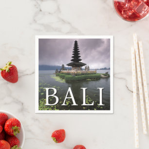 Ulun Danu Temple Bali, Indonesia Napkin