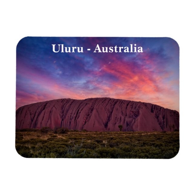 Uluru à Sunset Magnet (Horizontal)