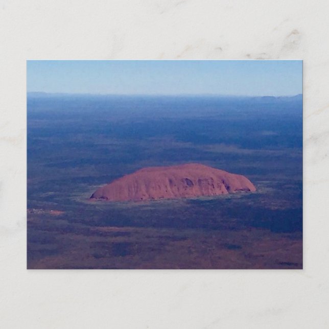 uluru aerial postcard (Front)