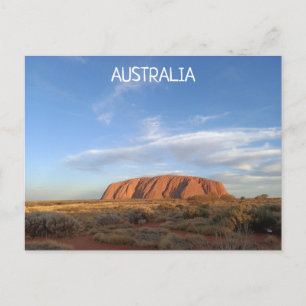 Uluru Australie Carte Postale