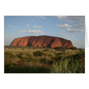 Uluru, Ayers Rock Australia Blank Card