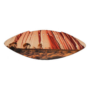Uluru "Ayers Rock" Australia Oil Paint,  Football