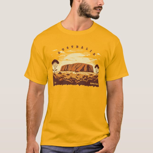 Uluru Ayers Rock Australia T-Shirt (Front)