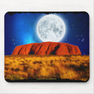 ULURU Ayer's Rock Australian Outback Art Mouse Pad