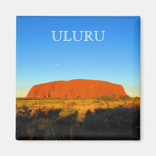 uluru blue rock magnet