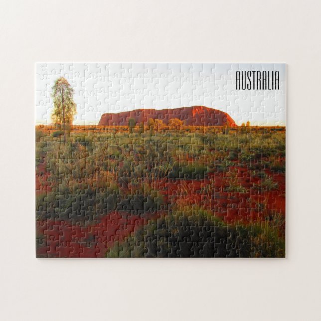 uluru desert australia jigsaw puzzle (Horizontal)