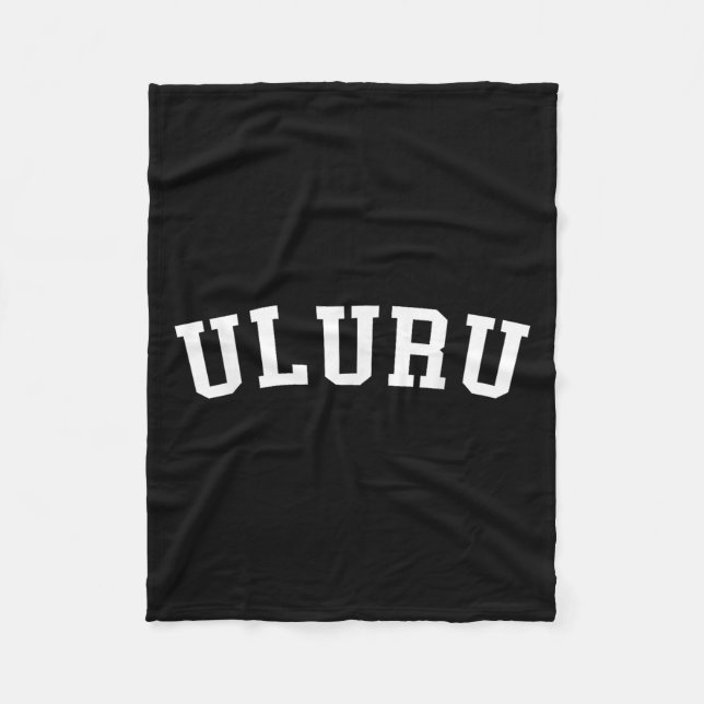 Uluru  fleece blanket (Front)