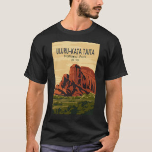 Uluru-Kata Tjuta National Park Australia Vintage T-Shirt