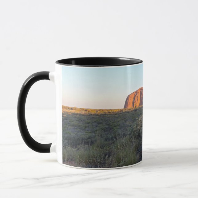 Uluru Sunrise and Desert Flora Mug (Left)